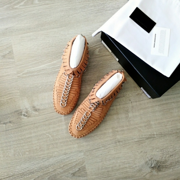 HP Alexander Wang Montana Fringe Chain Moccasins - Picture 3 of 5